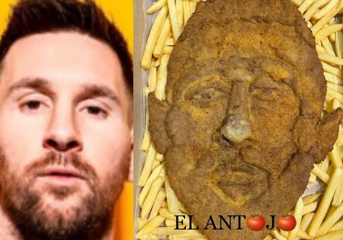 Restaurante argentino reproduz bifes com rosto de Messi