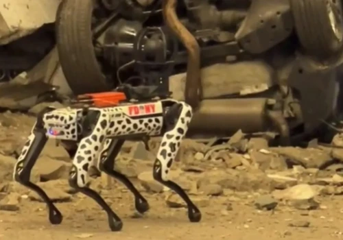 Conheça o cão-robô utilizado pelos bombeiros ( Imagem: Divulgação)